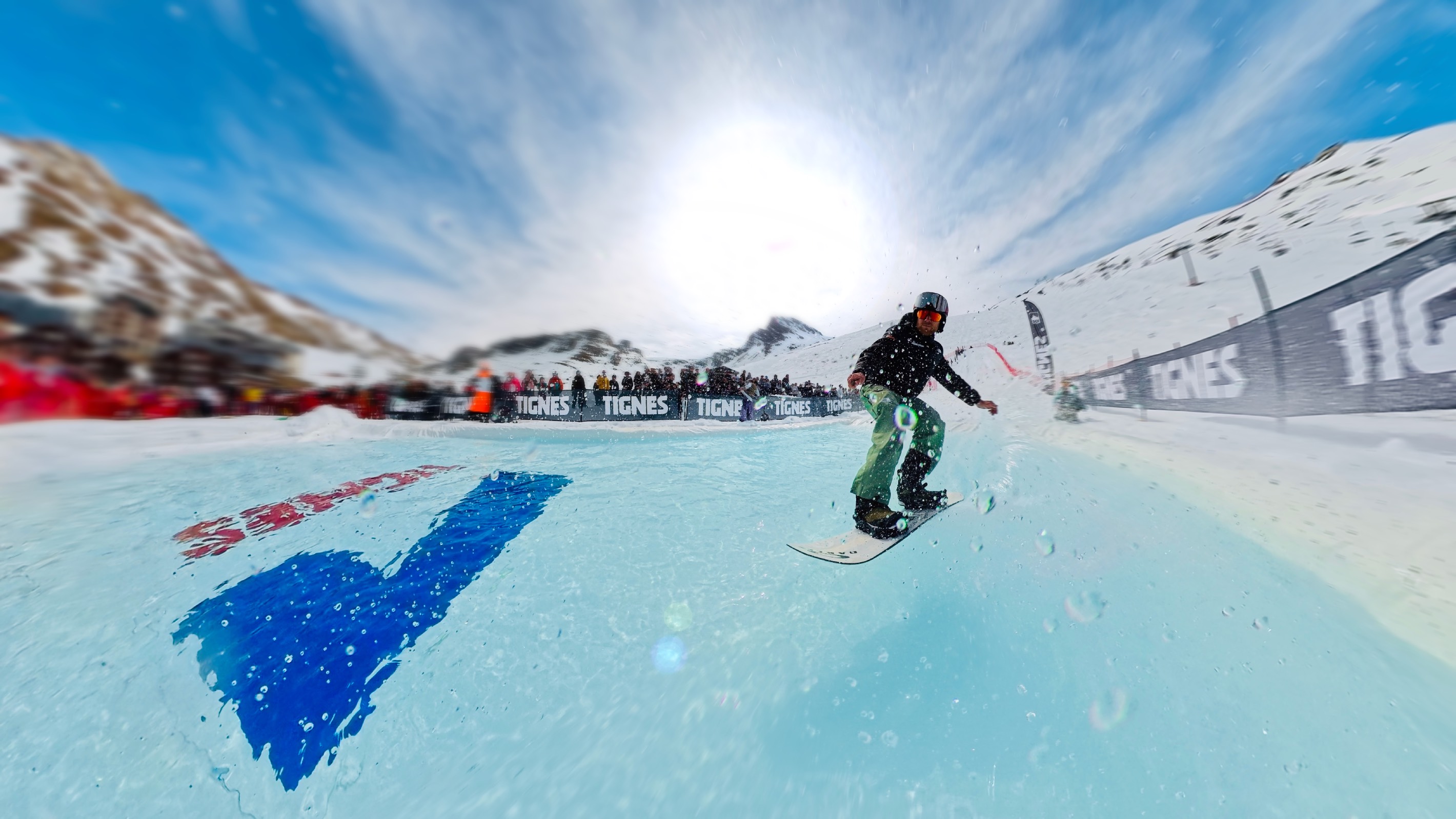Skiing in Tignes